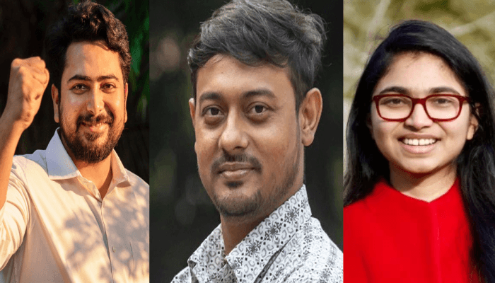 নির্বাচনে যে আসন থেকে লড়ছেন নাহিদ-পাটওয়ারী-তাসনিম জারা