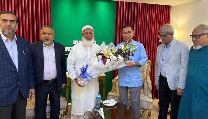 জামায়াত আমিরের বাসায় তারেক রহমান