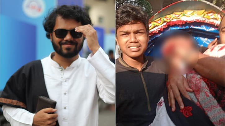 মোটরসাইকেলে করে হামলাকারীরা হাদির প্রচারণা টিমের সদ্য যোগদানকারী