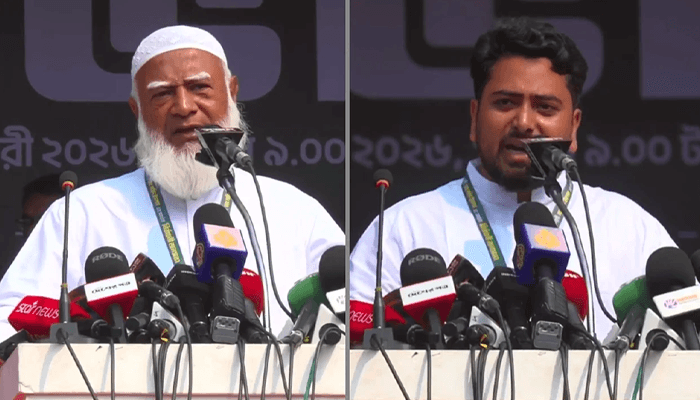 ক্ষমতায় গেলে নাহিদকে মন্ত্রী বানানোর ঘোষণা জামায়াত আমিরের