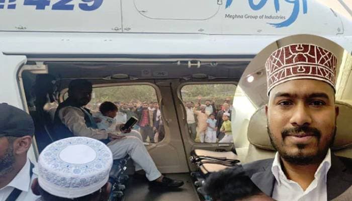 বিজয়ী হয়ে হেলিকপ্টারে ফিরলেন নুরুল হক নুর