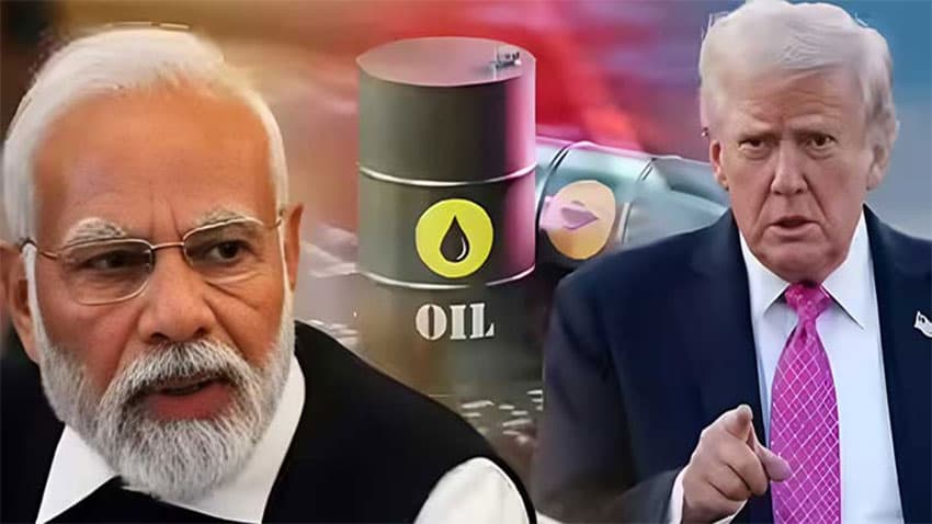 Thumbnail for রুশ তেল বর্জন করলে ২৫% অতিরিক্ত শুল্ক থেকে মুক্তি পাবে ভারত