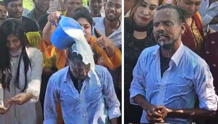 Thumbnail for রিয়া মনিকে তালাক! হিরো আলমকে দুধ দিয়ে গোসল করলেন নারী ভক্তরা