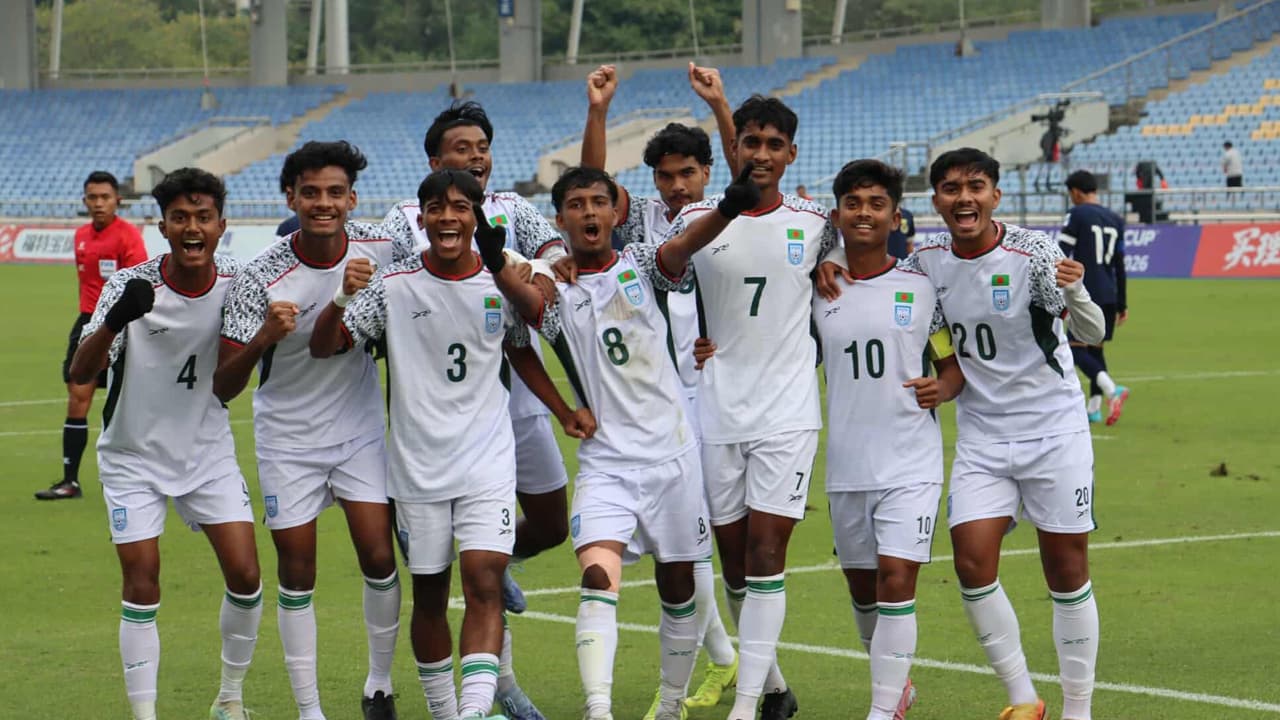 Thumbnail for ব্রুনাইকে গোলবন্যায় ভাসালো বাংলাদেশ