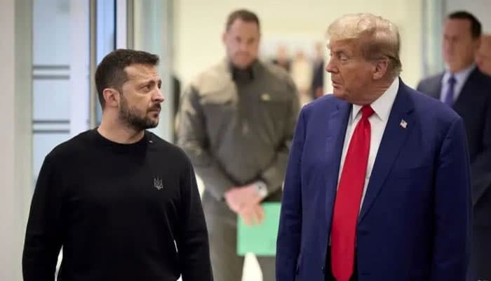 Thumbnail for রাশিয়া-ইউক্রেন যুদ্ধ বন্ধে ট্রাম্পের সাথে দেখা করছেন জেলেনস্কি