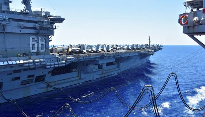 Thumbnail for মধ্যপ্রাচ্যে বিমানবাহী যুদ্ধজাহাজ পাঠাচ্ছে যুক্তরাষ্ট্র