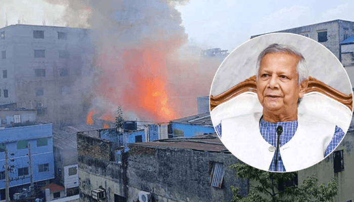 Thumbnail for মিরপুরে অগ্নিকাণ্ডে নিহতের ঘটনায় প্রধান উপদেষ্টার শোক